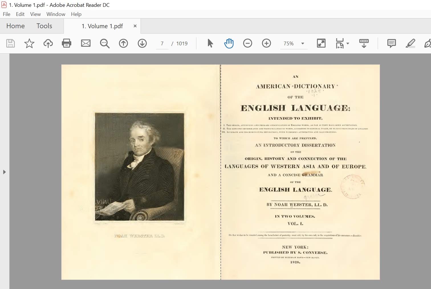 An American Dictionary of the English Language, Noah Webster's 1828 Dictionary - Searchable Digital Edition - PDF on DVD eBook - Image 2