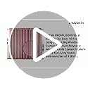 Image of FRESH FROM LOOM Opaque Floral Curtains for Door 10 Feet Long|Big Window Curtain Premium Polyester Weaved Parda|Modern Parde for Living Room Bedroom (Set of 3 |Pink), Rod pocket