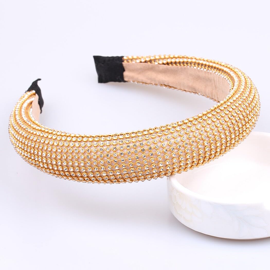 5 cerchietti per capelli con strass, accessorio decorativo da donna