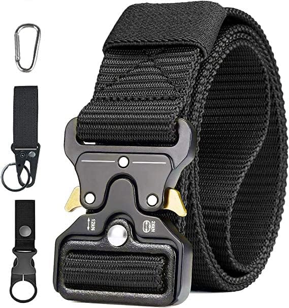 Tactical Belts for Men Military Style HeavyDuty Quick Release Metal