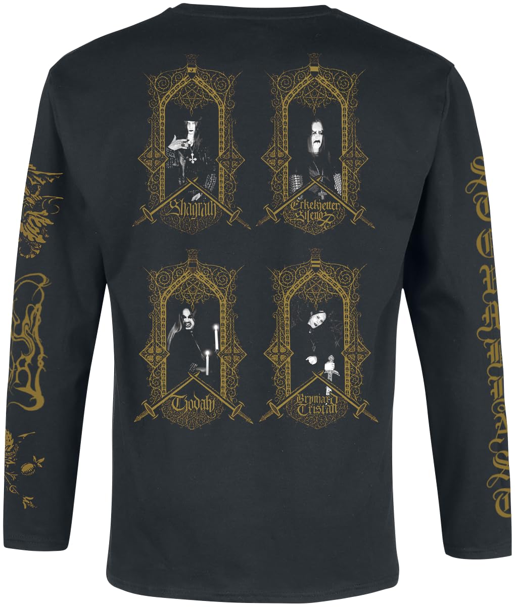 Dimmu Borgir Stormblast Uomo Maglia Maniche Lunghe nero 100% cotone Regular
