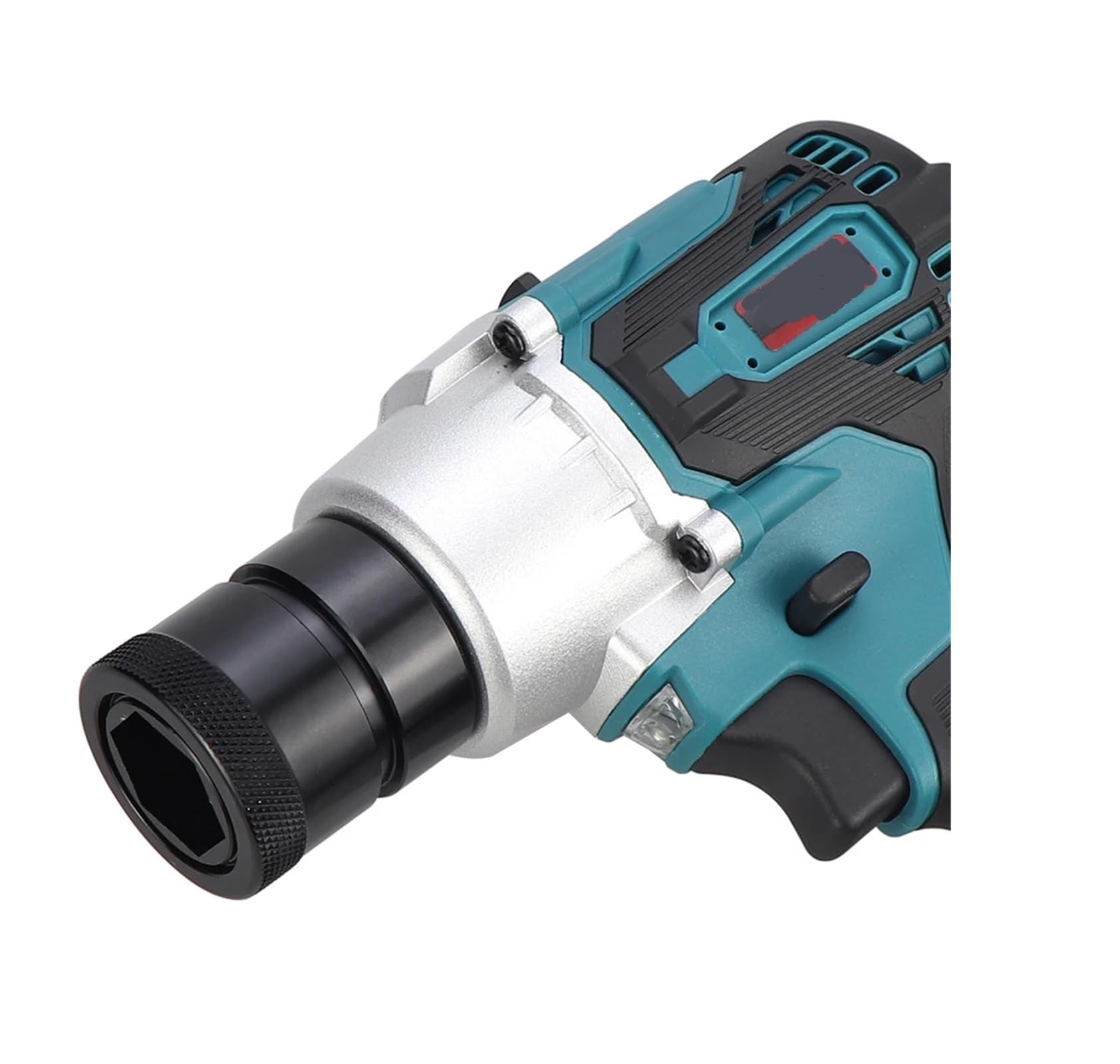 Pistola remachadora eléctrica de Metal sin batería, pistola for tuercas de remaches automática recargable, herramienta de remachado, cabeza de tuerca M3-M12(Gun n M10)