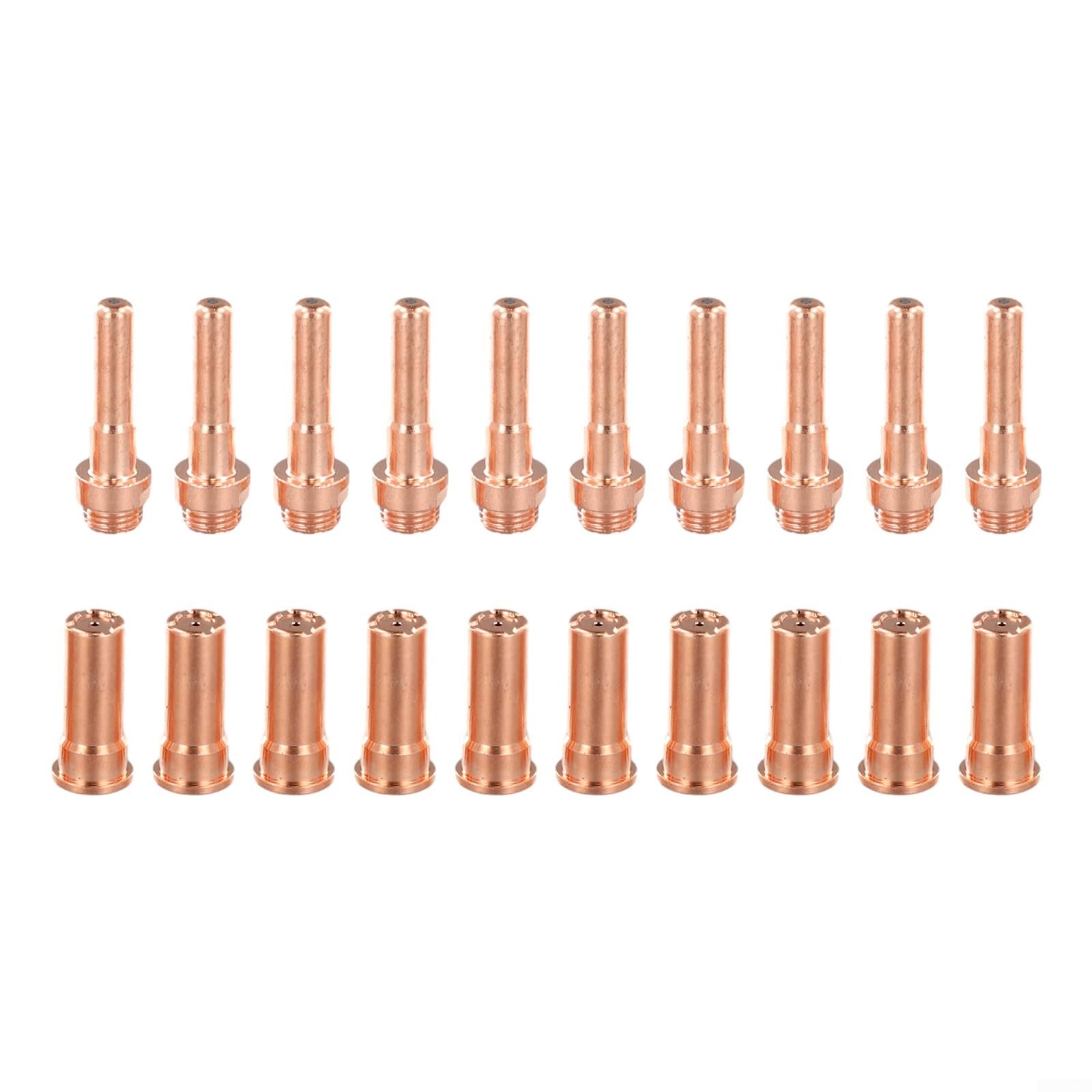 Juego de puntas y electrodos de boquilla de antorcha de plasma, paquete de 20 piezas de repuesto para soplete de corte de plasma Cebora CP-70, incluye modelos 1403 y 1395 para corte de metal