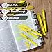 Mr. Pen- No Bleed Gel Bible Highlighters, Yellow, Pack of 8