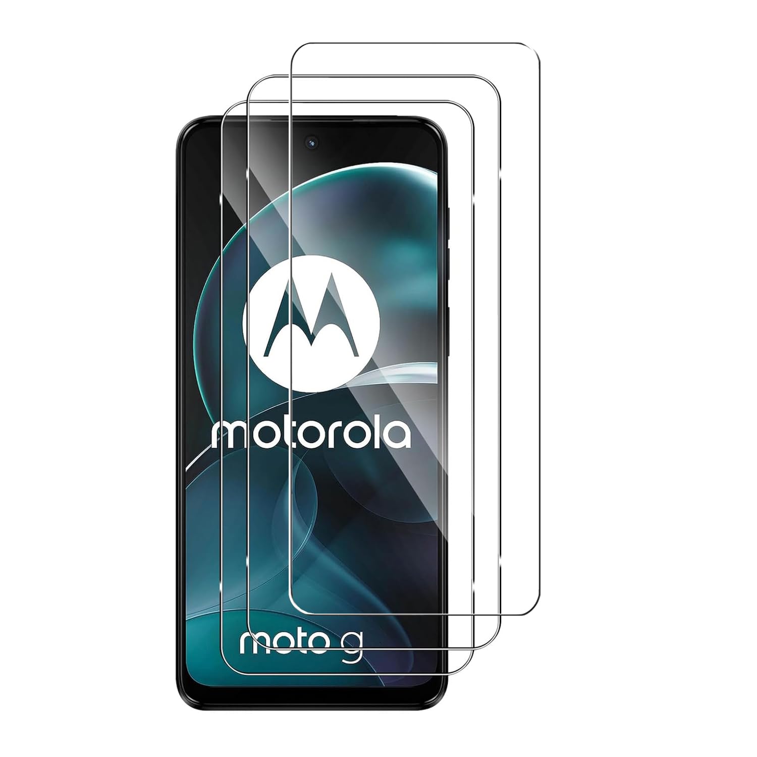 WRTBS [3 Pack] Tempered Glass for Motorola Moto G14 / G54 5G / G84 5G Screen Protector,9H Hardness High Definition Clear Scratch Resistant Bubble Free Anti-Fingerprints