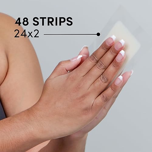 Miniatura 6 de Parissa Kit de tiras de cera para piernas y cuerpo, paquete económico para depilación corporal, kit de depilación en casa con tiras de cera grandes