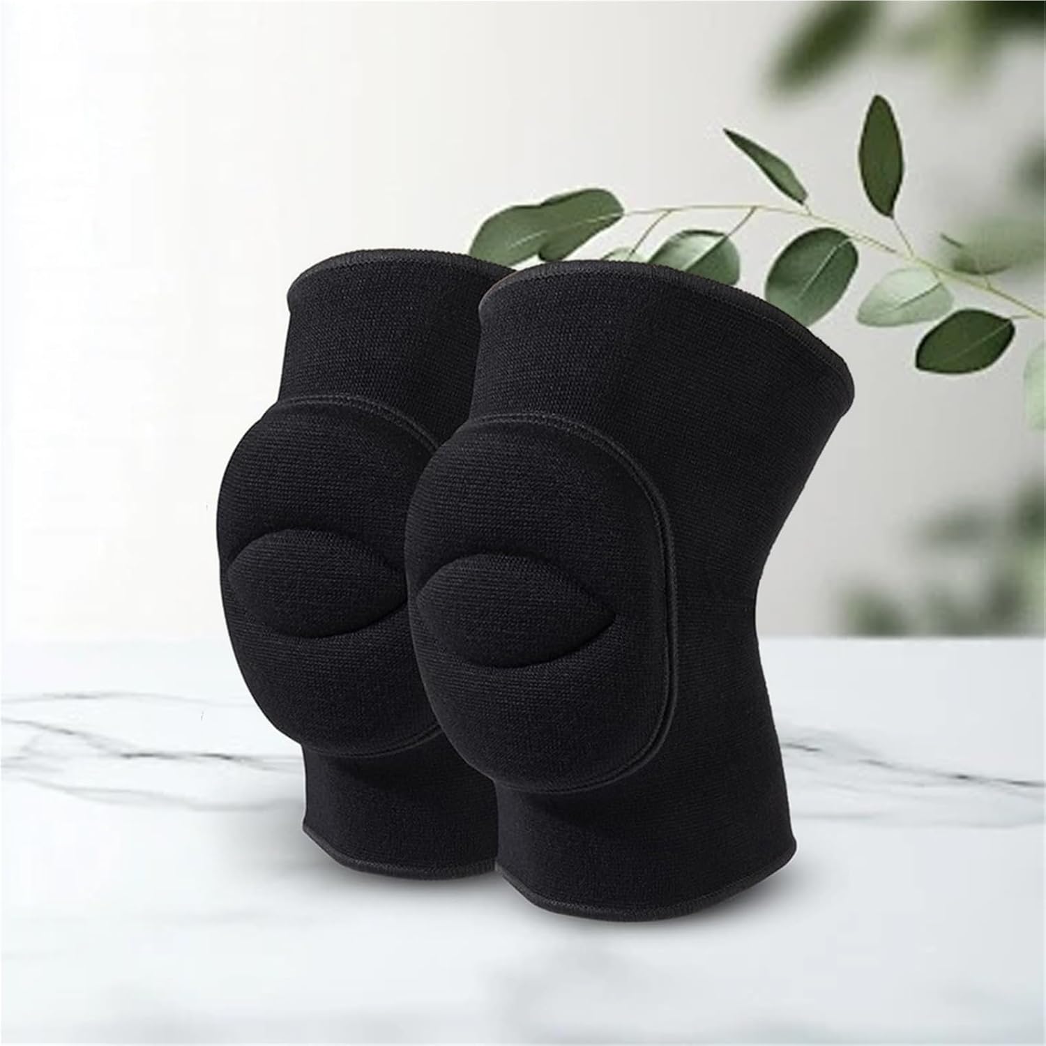 1 Pair Dance Knee Pads Breathable Sleeve Multi-Function Elastic Knee Support Non Slip for Volleyball Football for Volleyball Football Dance Yoga Tennis Running