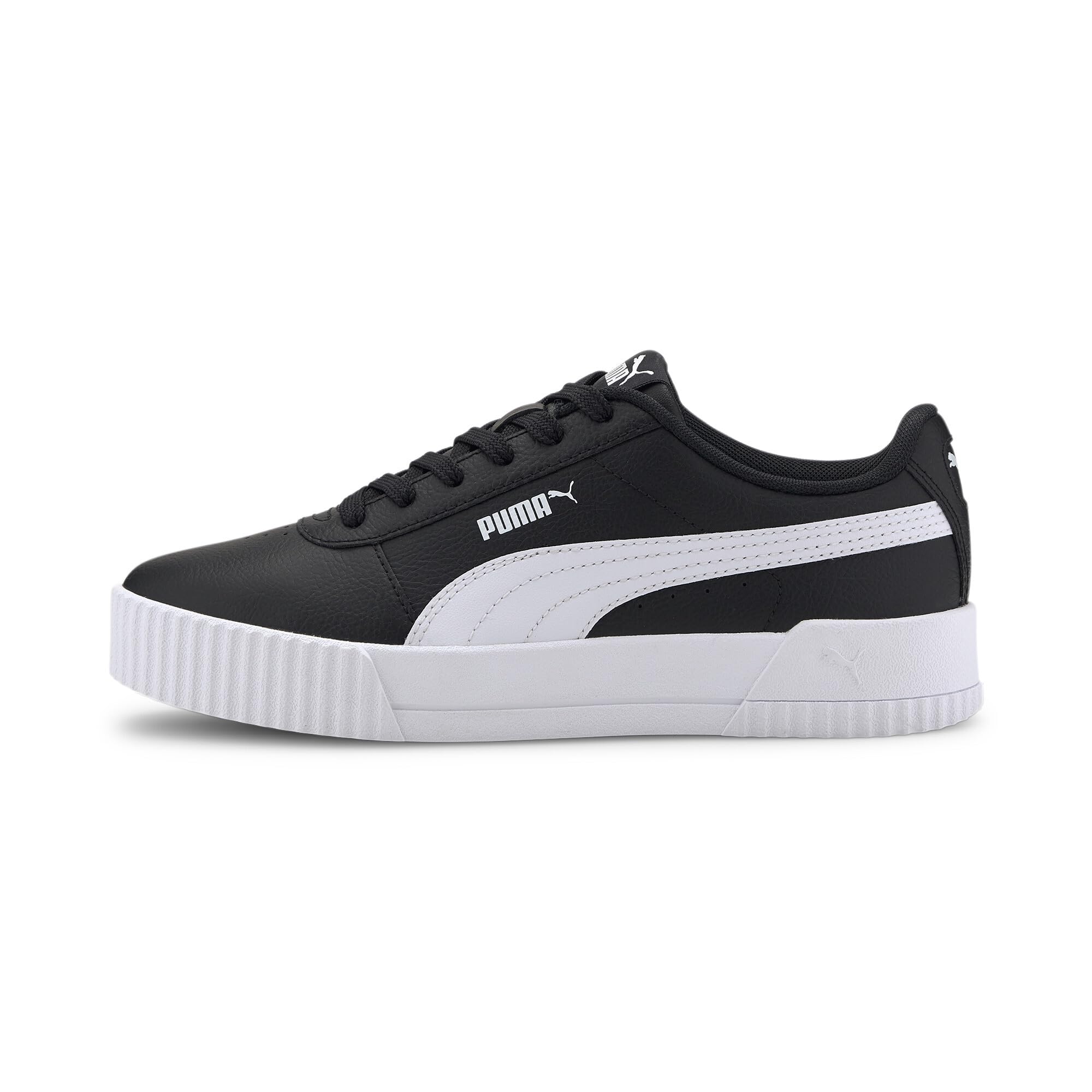 PUMA Damen Carina L Turnschuhe, Schwarz Puma Black Puma White Puma White, 40.5 EU