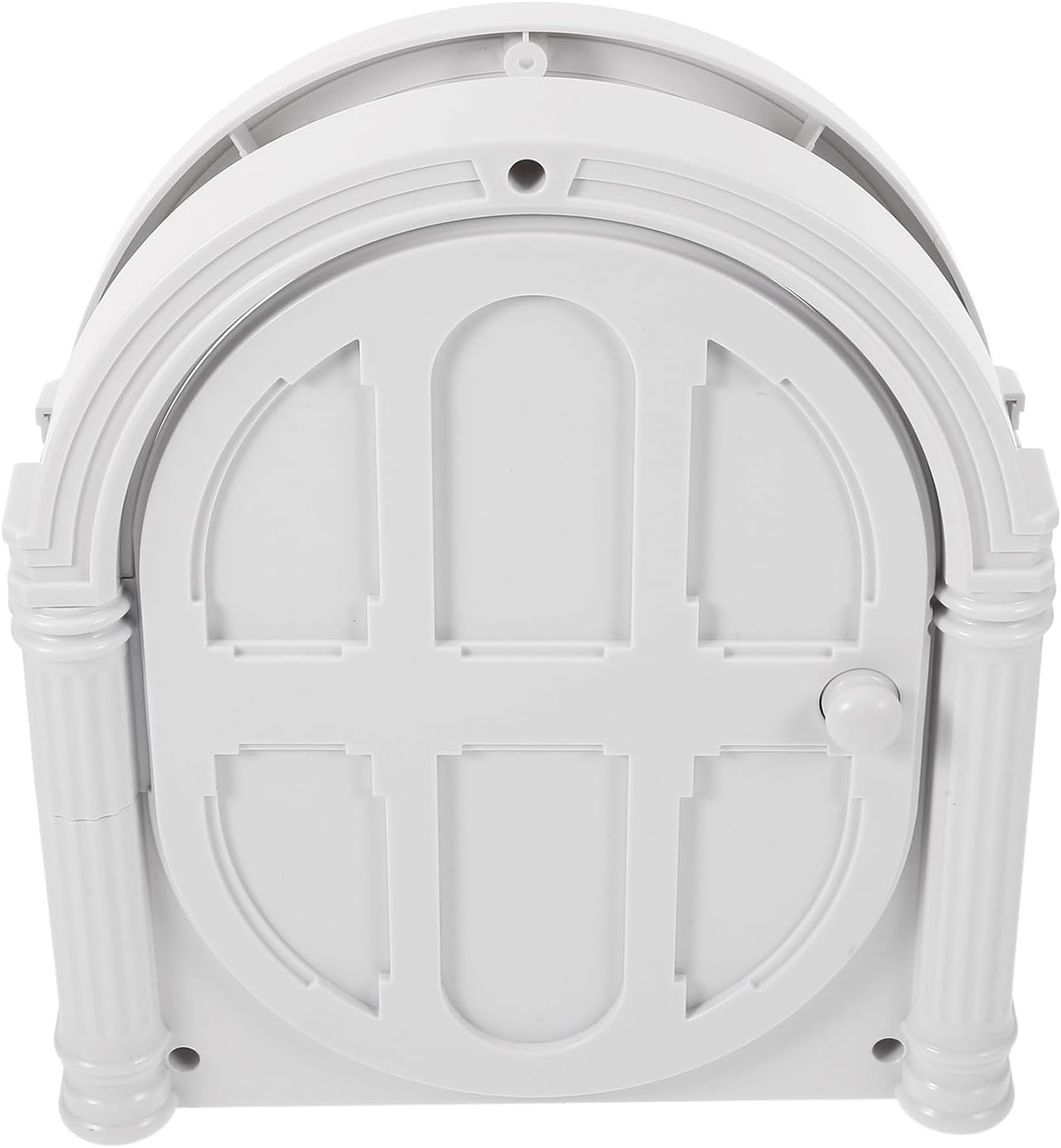 Pet Dog Door Cat Door Interior Abs Plastic Pet Flap with Unrestricted Swing White Small Animal Access for Indoor Cats and Dogs