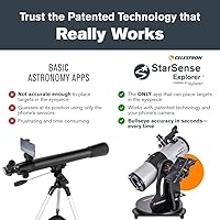 Vista 11 de Celestron StarSense Explorer 114AZ App-Enabled Telescope – 114mm Tabletop Dobsonian with Smartphone Dock & StarSense App – iPhone & Android