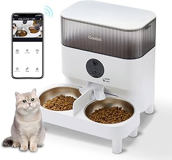 新品 カメラ付き 自動給餌器 二匹 猫 犬 多頭 自動給餌機 多頭飼い 2匹 自動給餌器 給餌機 カメラ付き 猫 2匹 多頭飼い タイマー設定 スマホ