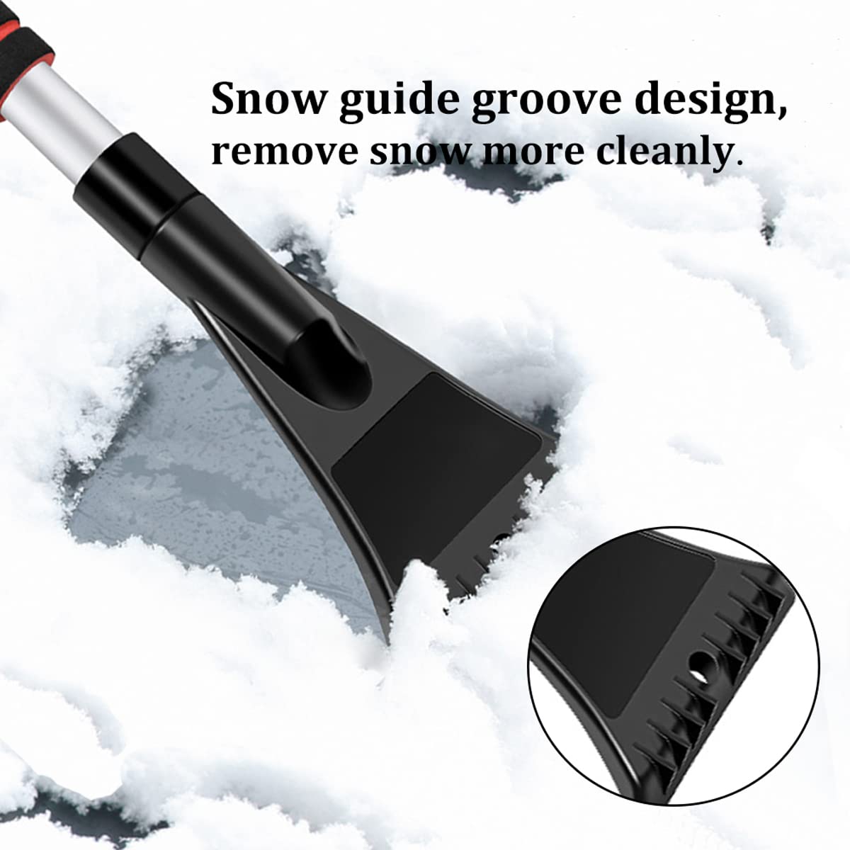 Pelle à Neige Voiture grattoir à Glace Brosse de Nettoyage Extensible Auto Pare-Brise Pelle à Neige Brosse Hiver grattoir à Glace Outils de décapage