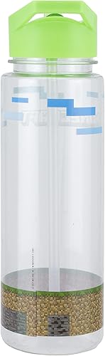 Miniatura 7 de Paladone Botella de agua de Minecraft con calcomanías adicionales | Mercancía oficial de Minecraft