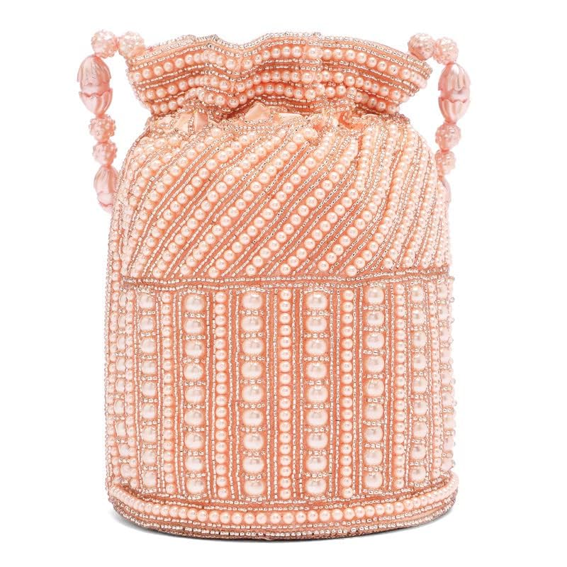 Image of Aheli Clutch Purses Gift for Women Handmade Evening Sling Handbag Stylish Bridal Fashion Bag