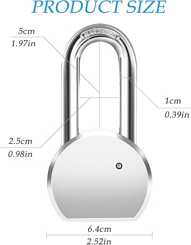 Miniatura 5 de BEVISKkki Paquete de 4 cerraduras resistentes, candado de alta seguridad, candados con igual llave, candado de grillete largo con 12 llaves para