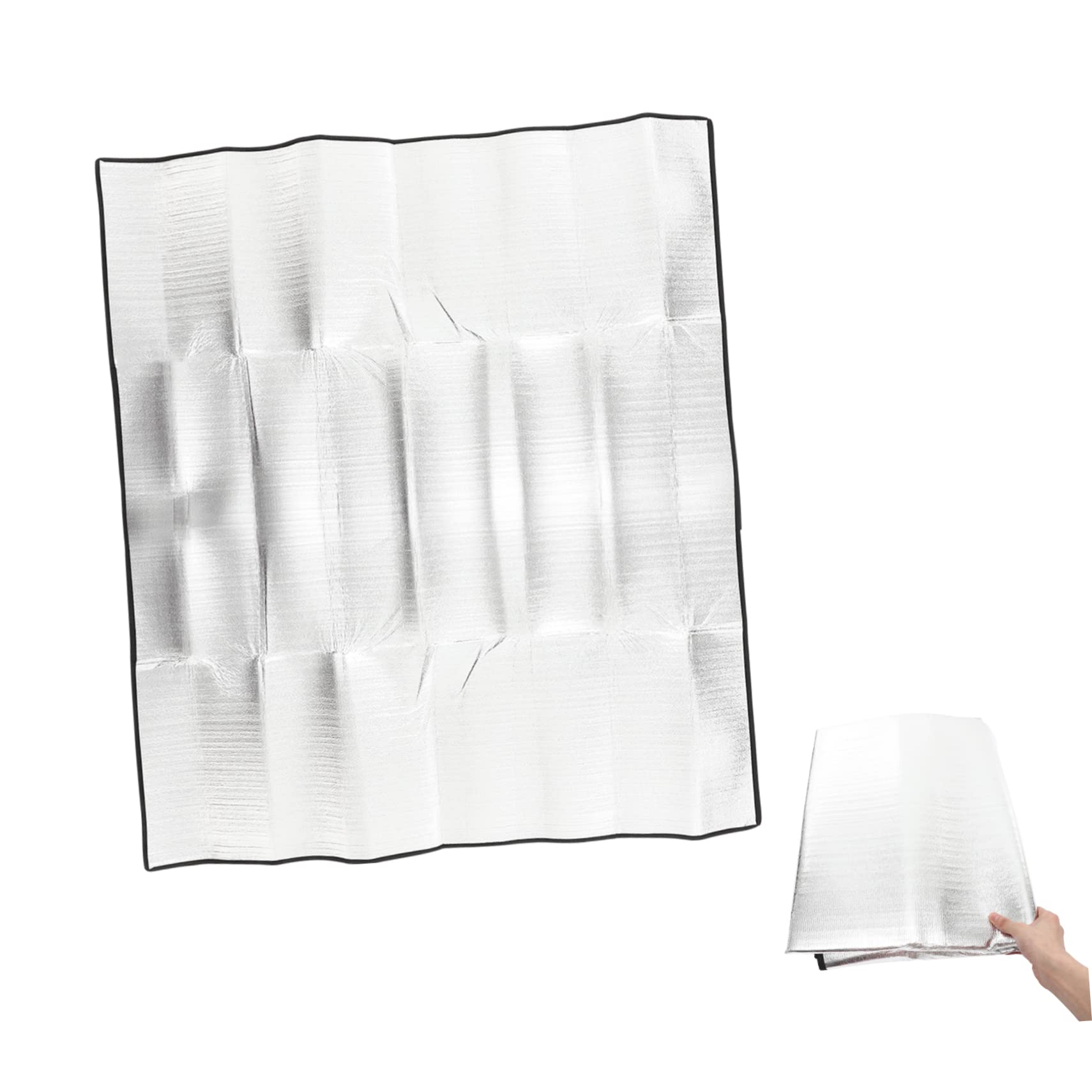 YARNOW 4 Pièces Pad Froid en Aluminium De Plage Imperméable Couvertures Tapis De Camping en Plein Extérieure De Randonnée Tapis De Plage Éponge