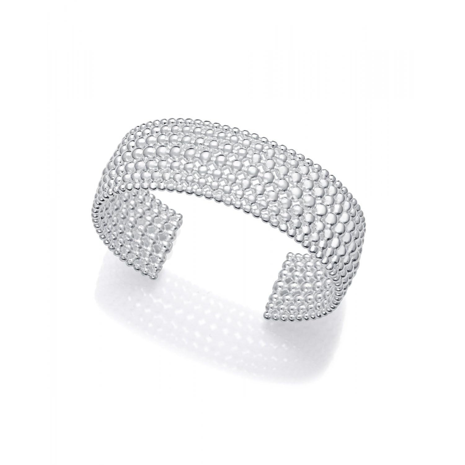 Viceroy Women's Fashion Bracelet 14317P01000 – 999 Silver Plated Steel, Embossed Dial Design, Laura Escanes Collection