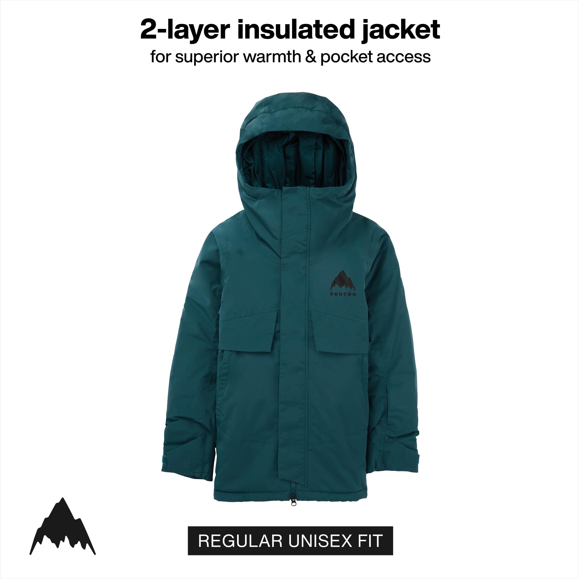 Amazon.com : Burton Kids' Ascutney 2-Layer Insulated Jacket