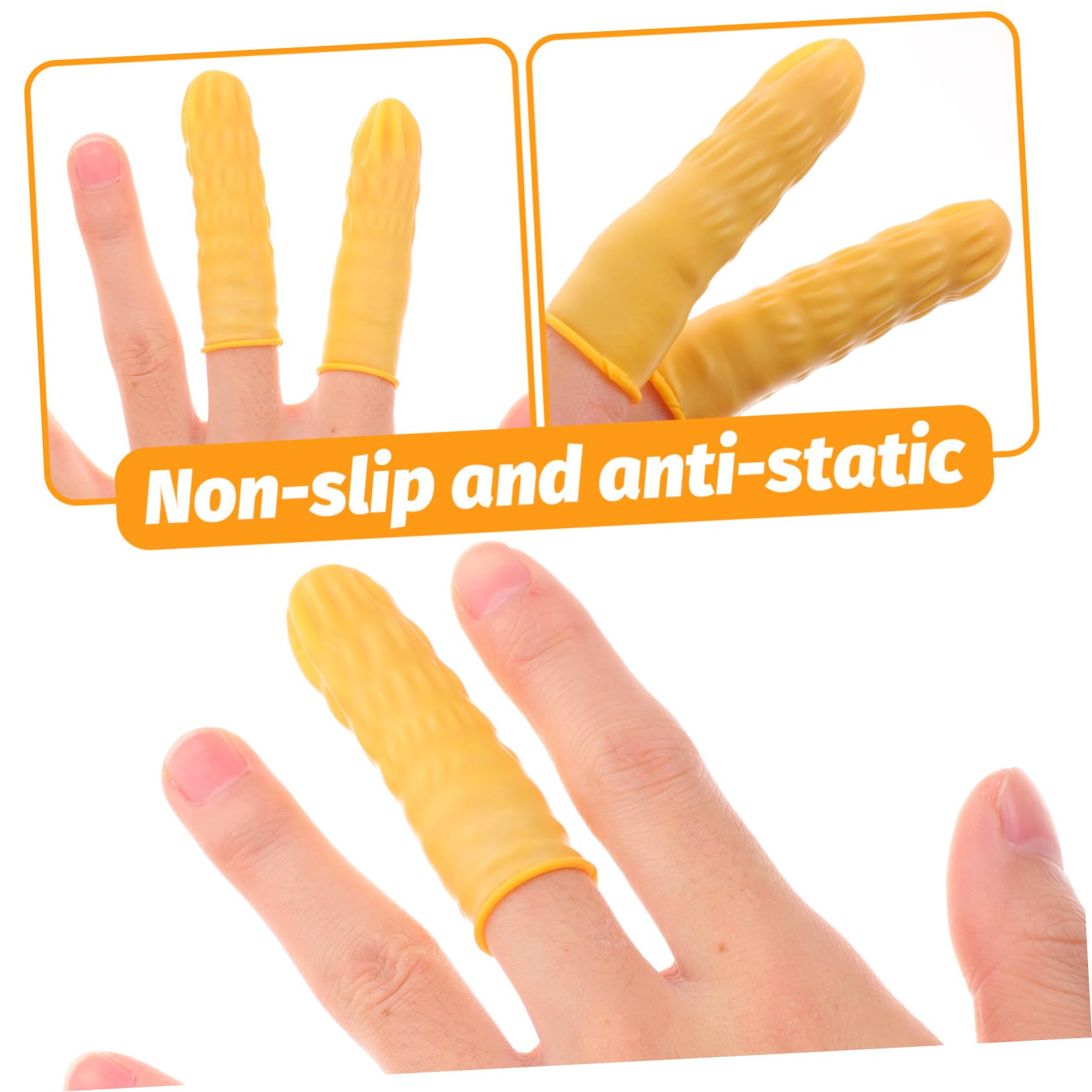 GOOHOCHY Professional Anti-Static Protectors No Powder Dust Yellow 200g Non-Slip for Electronics Semiconductors Labs