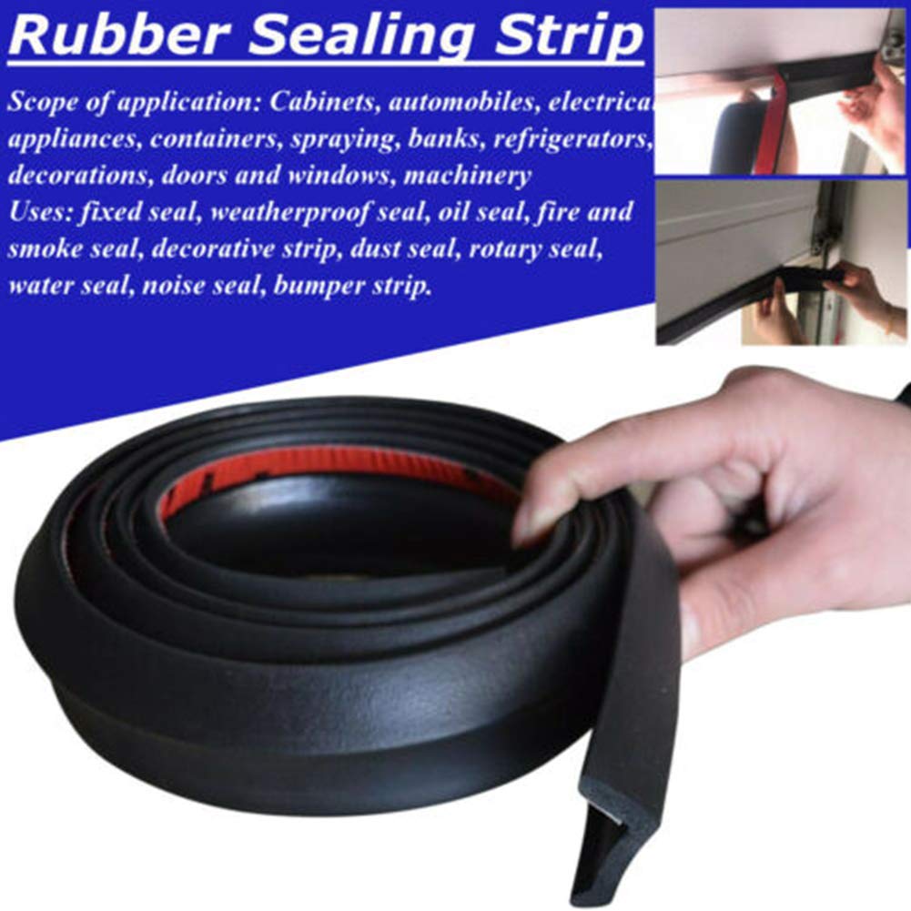Buy Rubber Seal Strip, Garage Door Weather Strip Tape Multipurpose Door