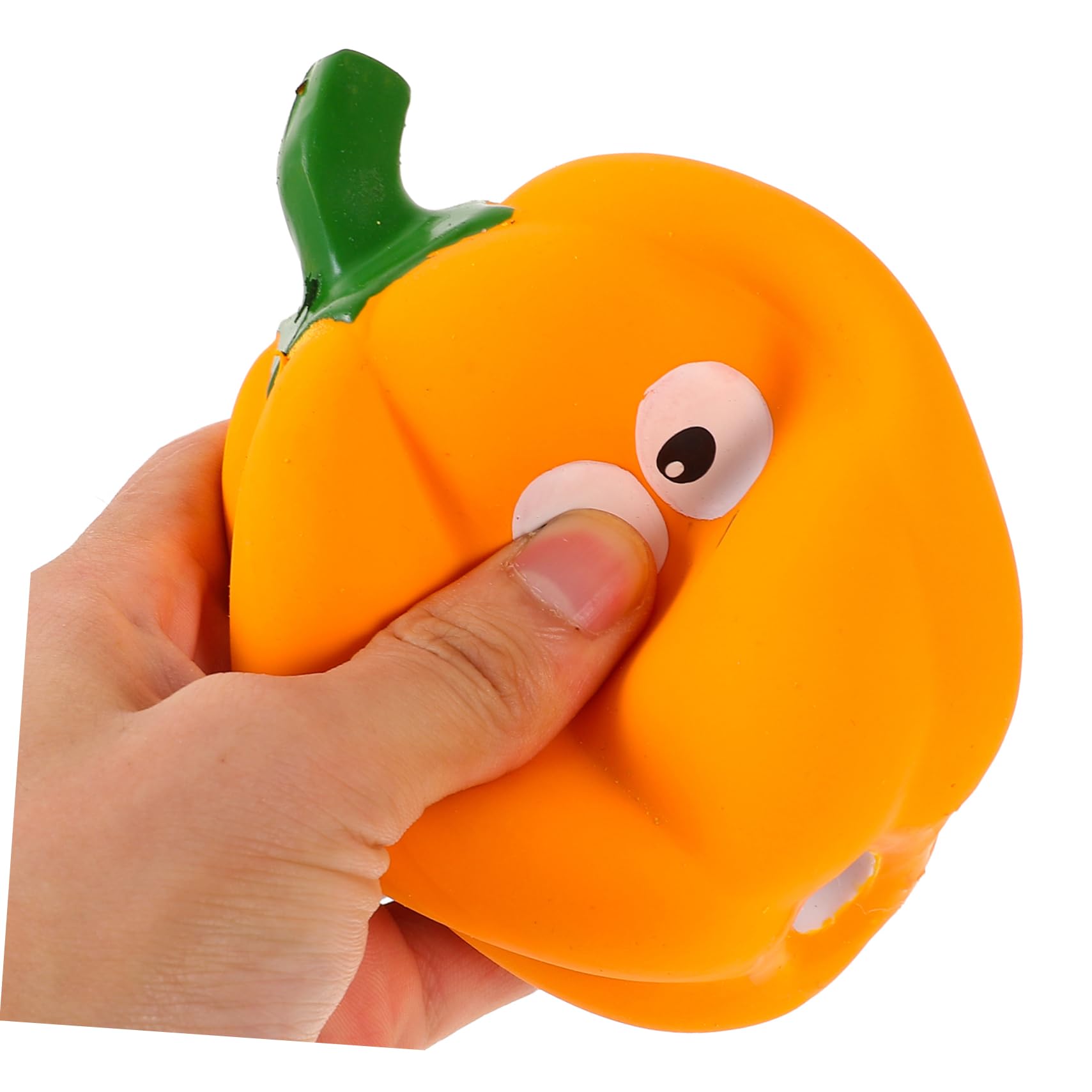 INOOMP 4pièces Jouet à Mâcher pour Chiens Forme De Citrouille Jouet Squeaky Interactif pour Nettoyage des Dents Et Entraînement des Animaux De Compagnie