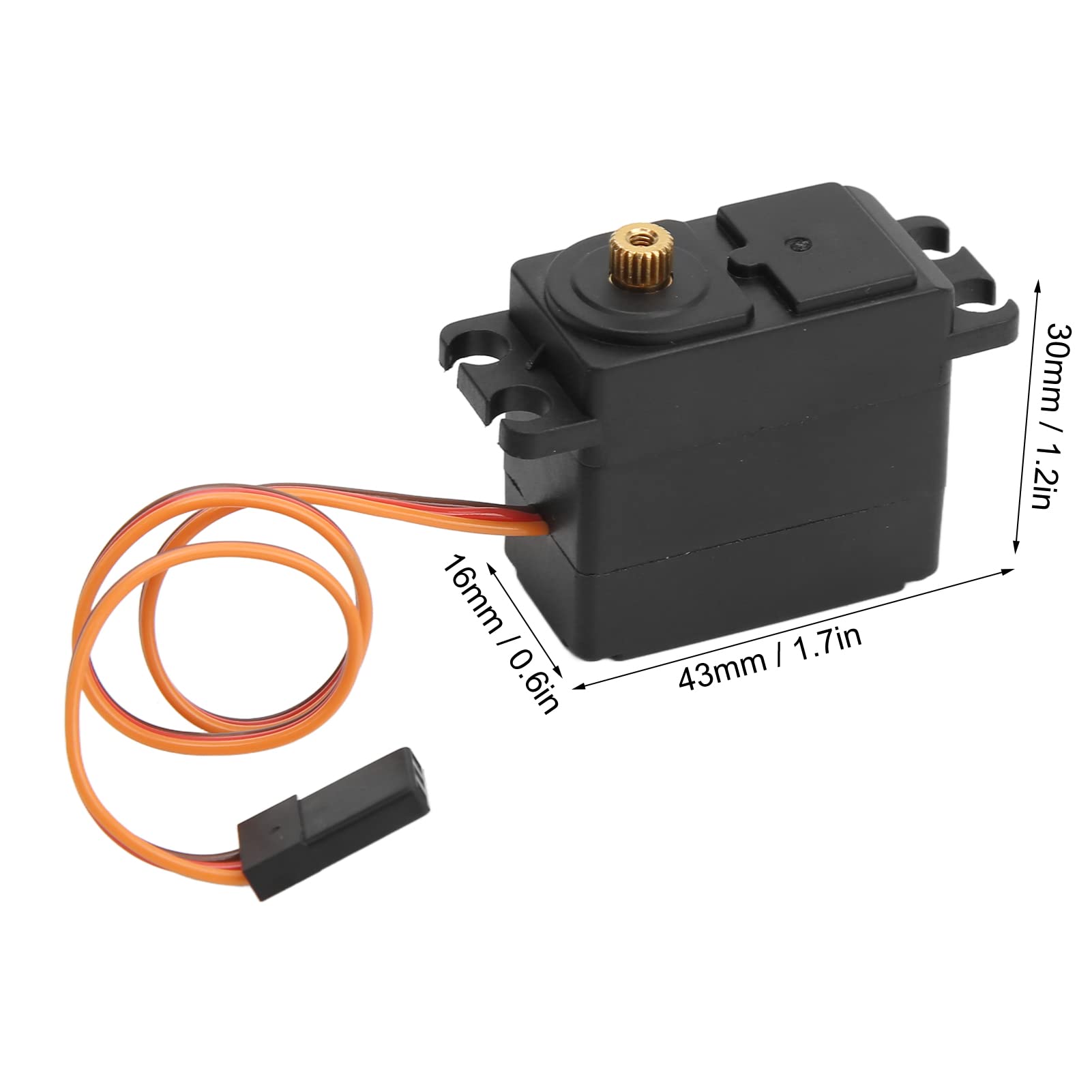 Amazon | ラジコンサーボ、メタルギア4.8V-6Vデジタルサーボ2.0-2.22kg