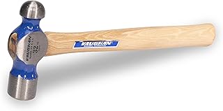 VAUGHAN Ball Pein Hammer, 32 oz, Hickory Handle, American High Carbon Steel, TC432, VN15830