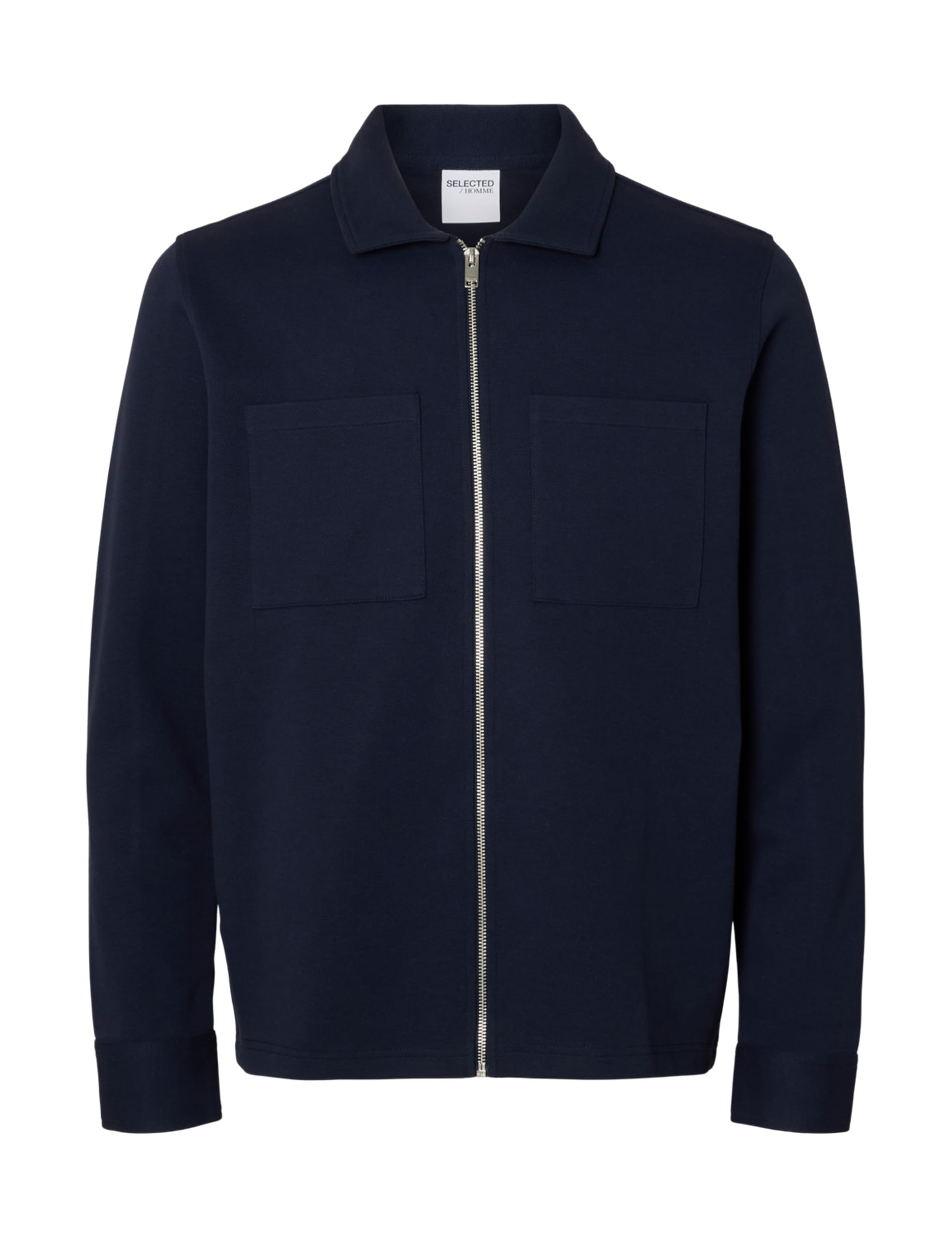SELECTED HOMME Slhjackie Sweat Zip Jacket Noos, Blazer navy, L