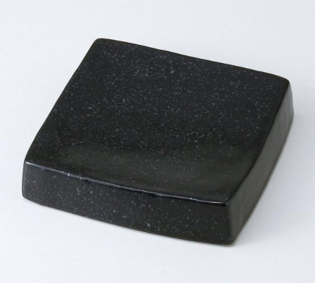 Japanese dishes Oil drops of heaven square (small) 3 PCs set MINO-yaki Japanese plates and enjoy toy (kitchen utensils) with set