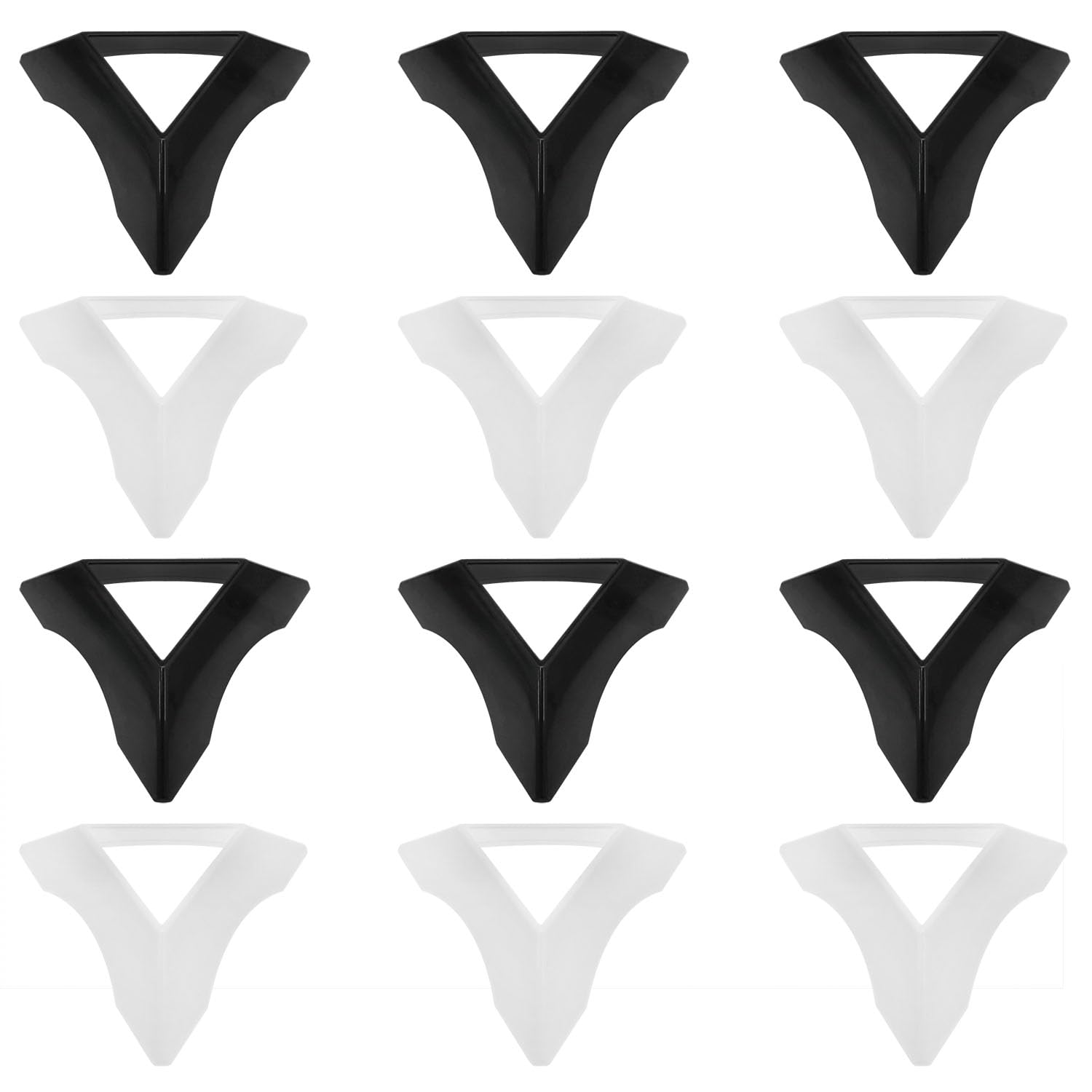 zutisay Cube Stand rubiks cube stand Cube Tripod (6 in black and 6 in white) -12pcs