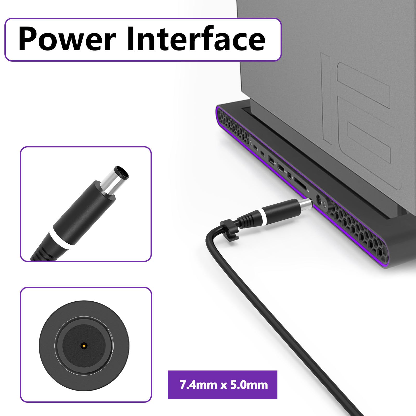 Neu Slim 240W GaN 19.5V 12.31A AC Netzteil Adapter Laptop