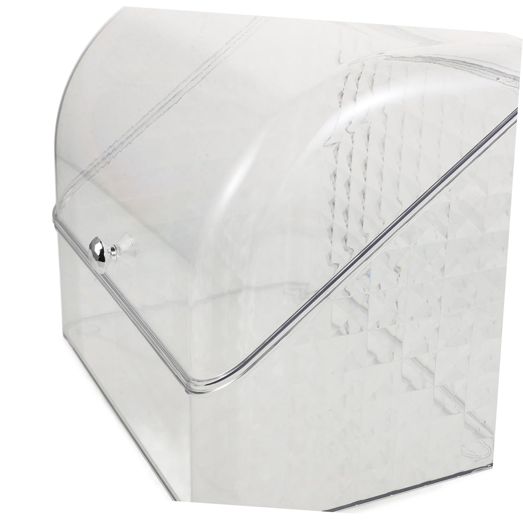 Organizzatore Trucco con Coperchio, Grande Capienza in Pet-pp | Uso Versatile, Categorizzazione Comoda, Protezione del Contenuto, Finitura Raffinata e Sofisticata