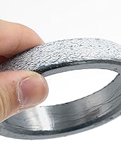 Vista 2 de uxcell Anillo de sello del silenciador del silenciador de la junta del tubo de escape del grafito del diámetro interior del coche 2.362 in