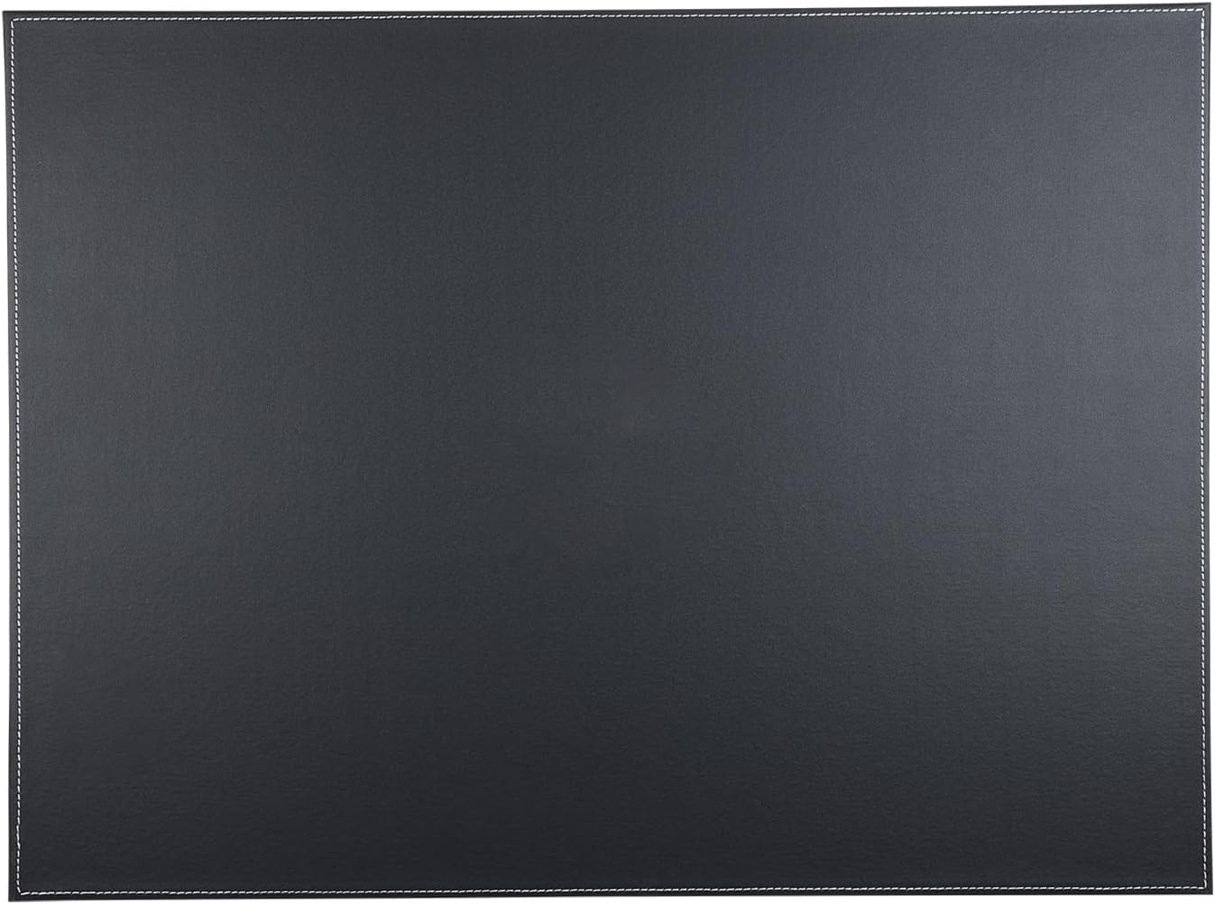 KINGFOM Sottomano da scrivania in Pelle Ultra Liscio, 60 x 45 cm, Nero, per Documenti A3/A4