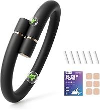 Anti-Mosquito Bracelet with Essential Oils - 180 Days of Natural Protection, Reusable Anti-Mosquito Bracelet for Adults and Children, Waterproof, with 6 Refills and Sleeping Patches