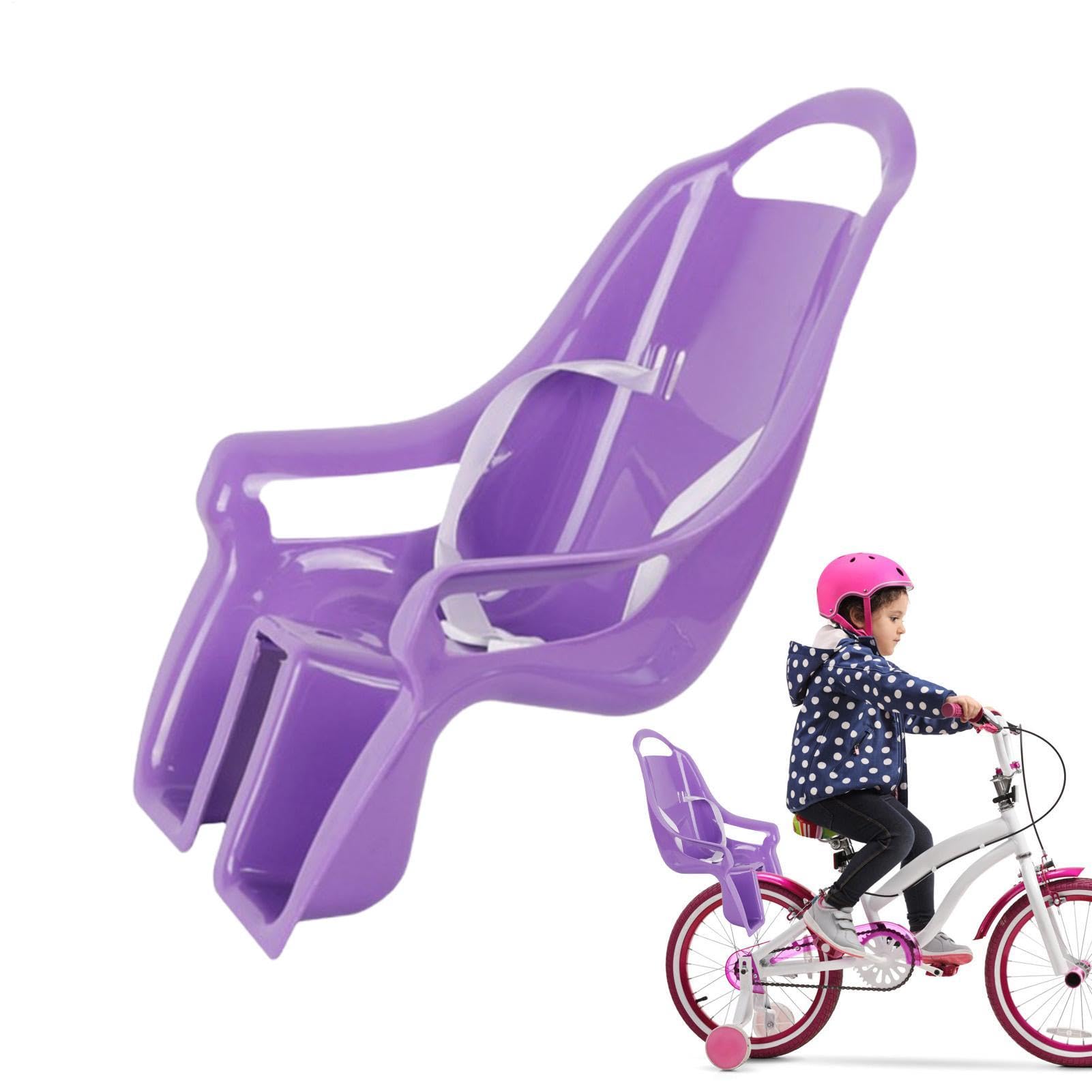 Kids Bicycles Doll Seat, Doll Bike Seat For Girls With Sticker, Dolls Carrier Bike Seats, Adjustable Kids Bicycles Accessories, Decorative Bikes Chair For Dolls And Plush Toys & Stuffed Animals