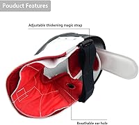 Vista 4 de Máscara de esgrima para valla, 350 N, certificado CE, engranaje protector de espiga (contiene bolsa de almacenamiento)