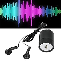 Vista 2 de Amplificador de sonido, micrófono mejorado, dispositivo de escucha de oído de audio, amplificador a través de la puerta de pared, herramienta de voz