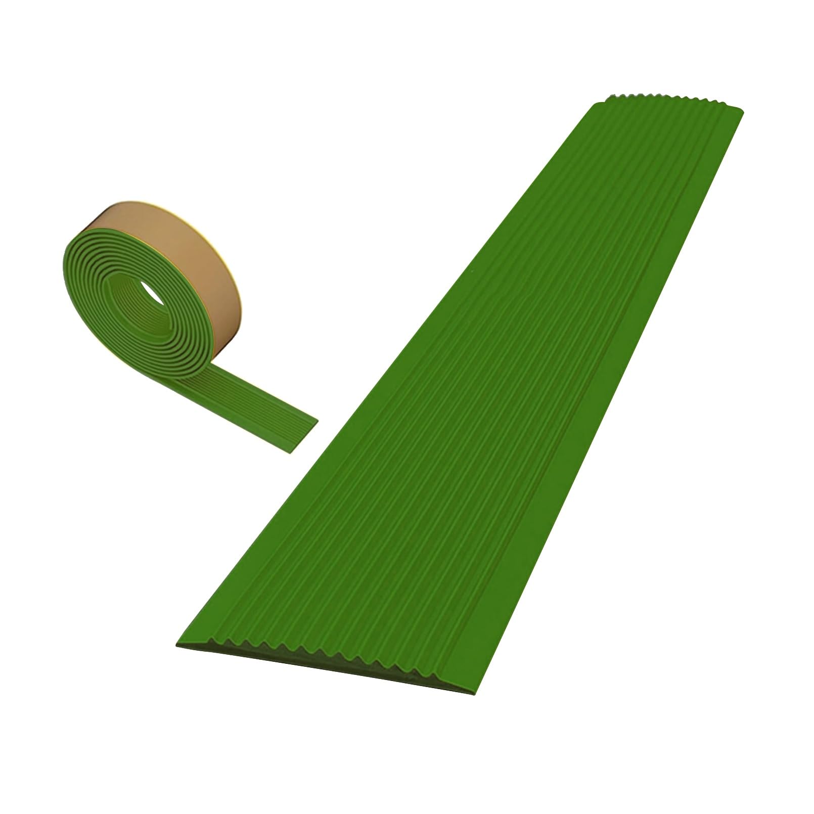 Antideslizante de Borde Escalonado, Tiras Antideslizantes Para Peldaños de Bordes de Escaleras, Para Escalones de Escaleras Y Borde de Piscina, Perfil de Borde de Escalera Tira Antideslizante Tira(Gre