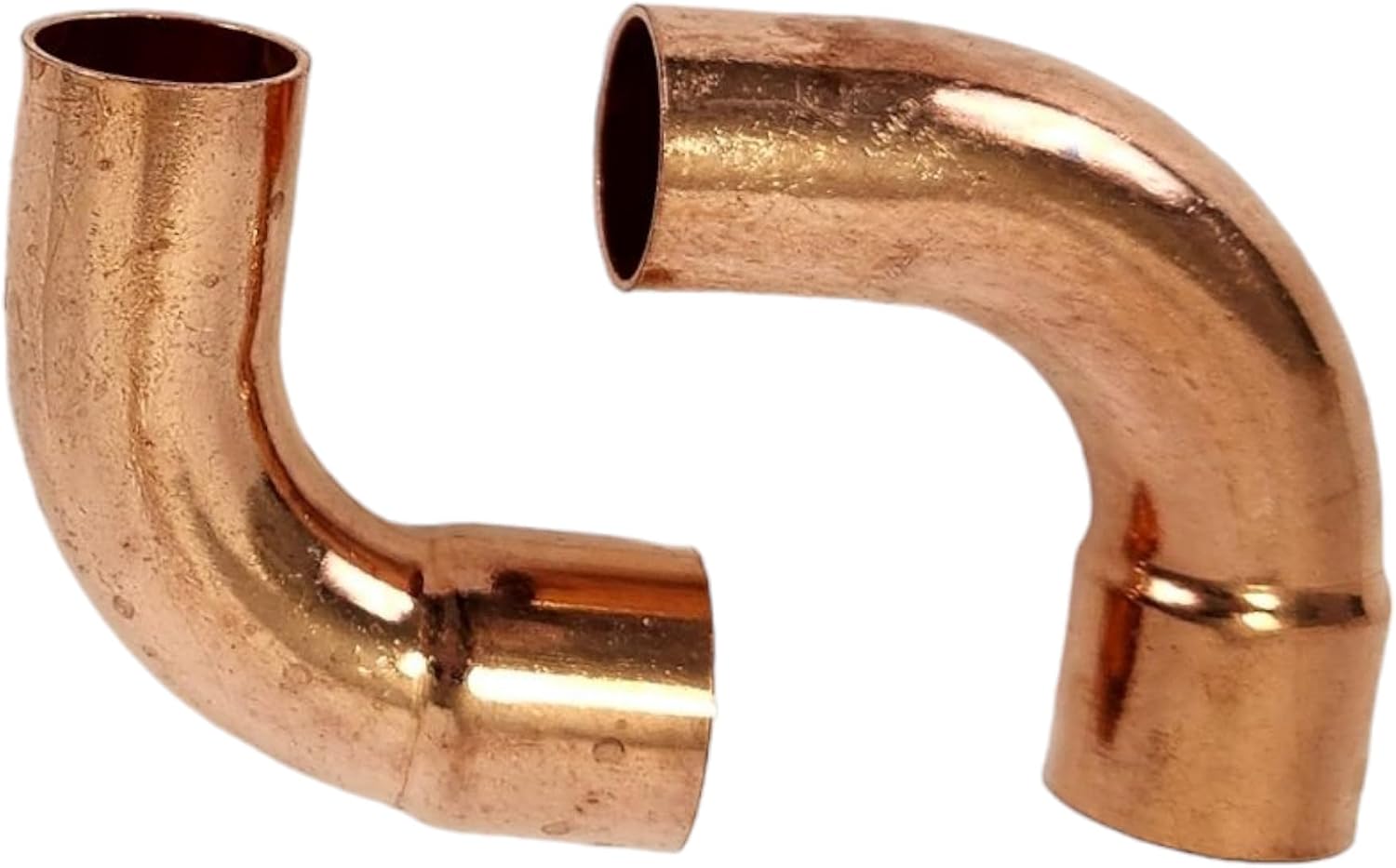 Copper Pipe Fitting 7/8" OD FTG x C | Long Radius Elbow LR 90 HVAC - Lead-Free, Durable Copper Elbow for Air Conditioning and Plumbing (Pack of 2)