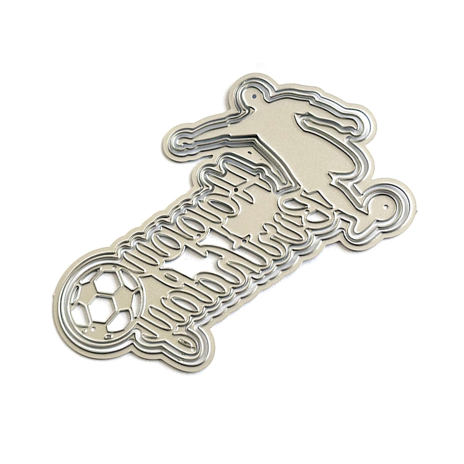 Beimus Happy Birthday Cutting Dies Metal Die Cut Embossing Templates Molds Cut Stencils for Scrapbook Card Photo Decoration Happy Birthday Die