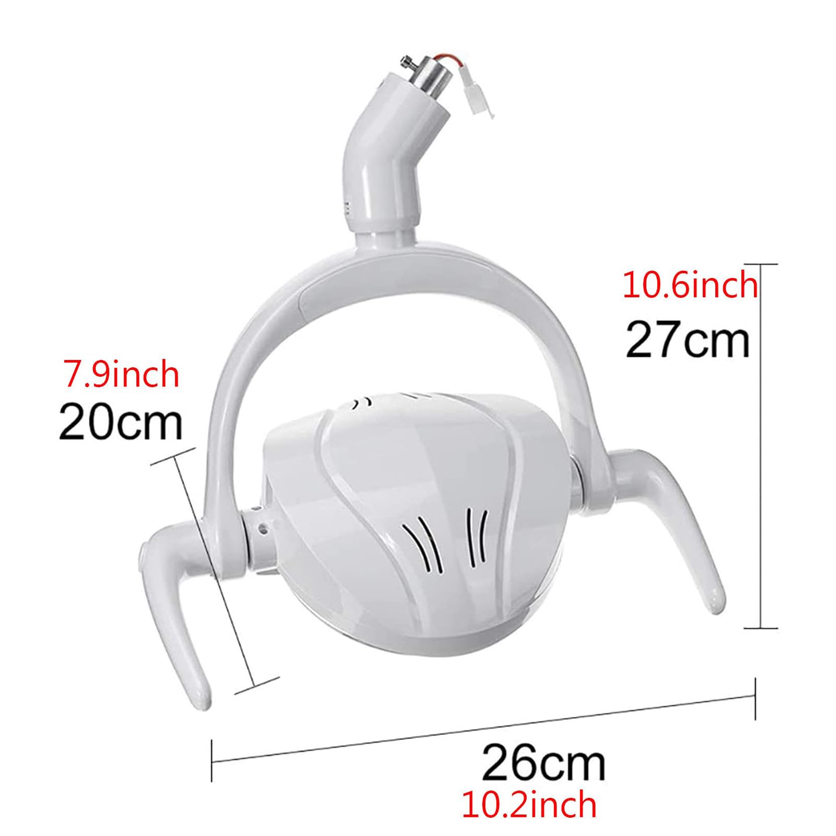 SenhE Dental LED Munduntersuchungsleuchte, Dental Mundlicht, Kaltlicht-Schattenlose Chirurgische Oraluntersuchungs Sensorlampe, Für Dental, Oral, Ambulante OP-Leuchte, 22 mm/26 mm