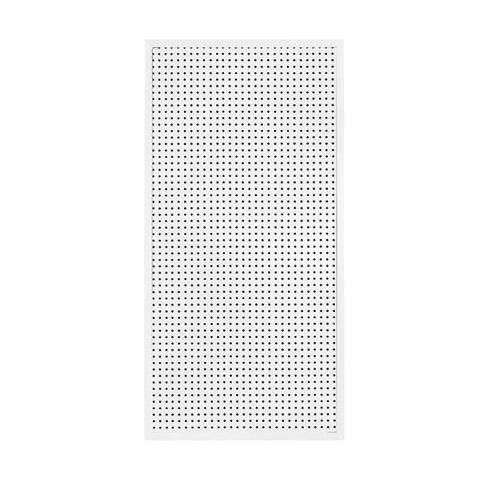 Pannello Forato Utensili organizzatore Parete Pannello Forato Metallo salvaspazio Magazzino Officina Stanza dei Mestieri portautensili Cucina(White,30x100cm)
