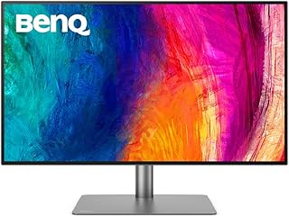 BenQ PD3220U Designer Monitor (AQCOLOR Technology, 32 inch, 4K UHD, P3 Wide Color, Thunderbolt 3, HDR, KVM, Compatible for MacBook Pro M1/M2), Black