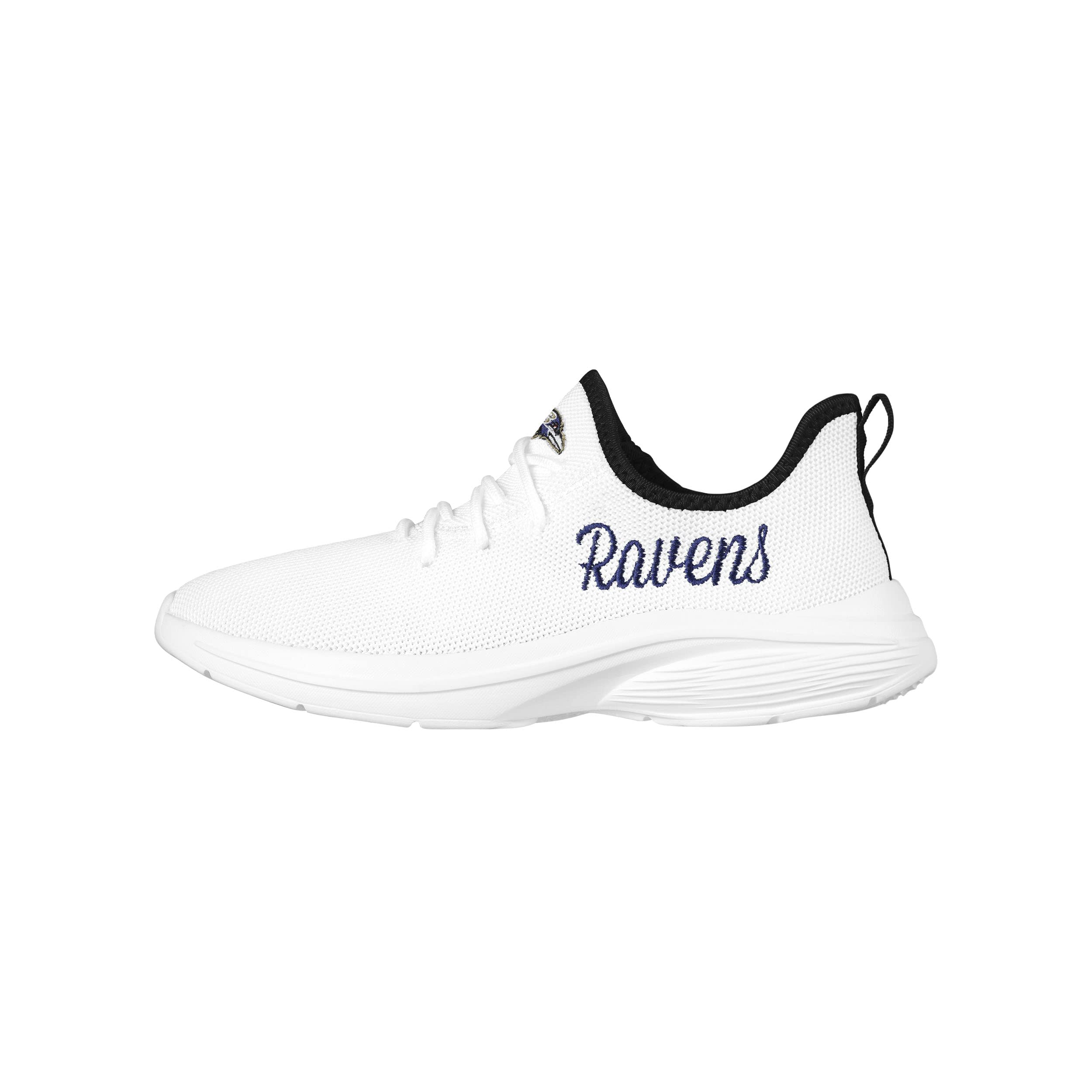 FOCO NFL Womens NFL Team Logo White Athletic Shoes Sneakers