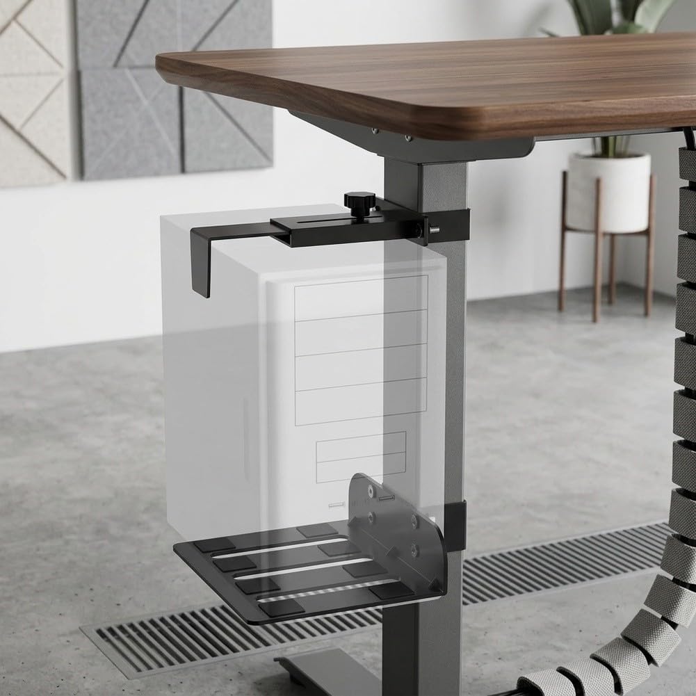 para soporte para torre PC Ajustable 15-26cm Sin Taladro para(75 * 45)