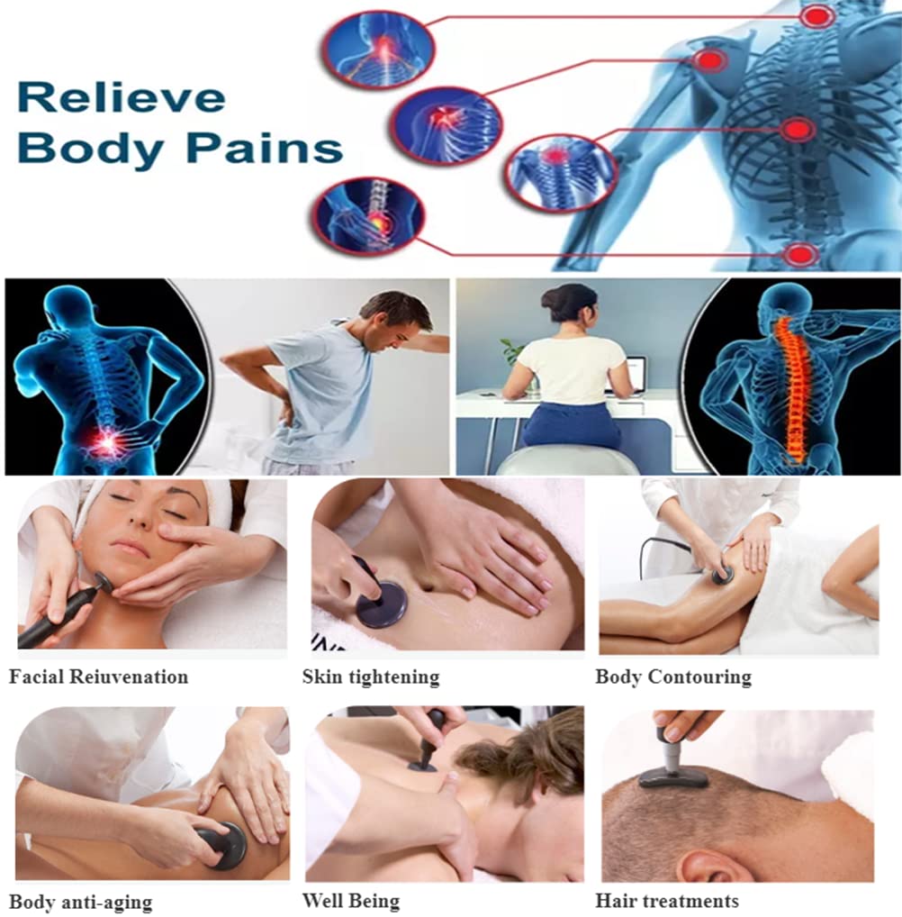 Gadget di salute professionale Multifunzione 2 in 1, Macchina di terapia Smart Tecar EMS per la perdita di grasso della fisioterapia e il sollievo dal dolore