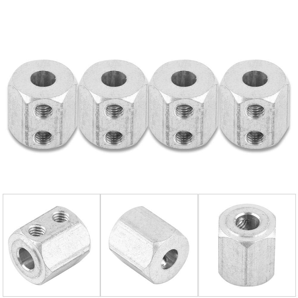 RC WHEX SET – 4 HEX Métalliques Pour HSP 94188 94155 94166 94170 – Alliage Alu – Léger Et Durable – Amélioration Handling