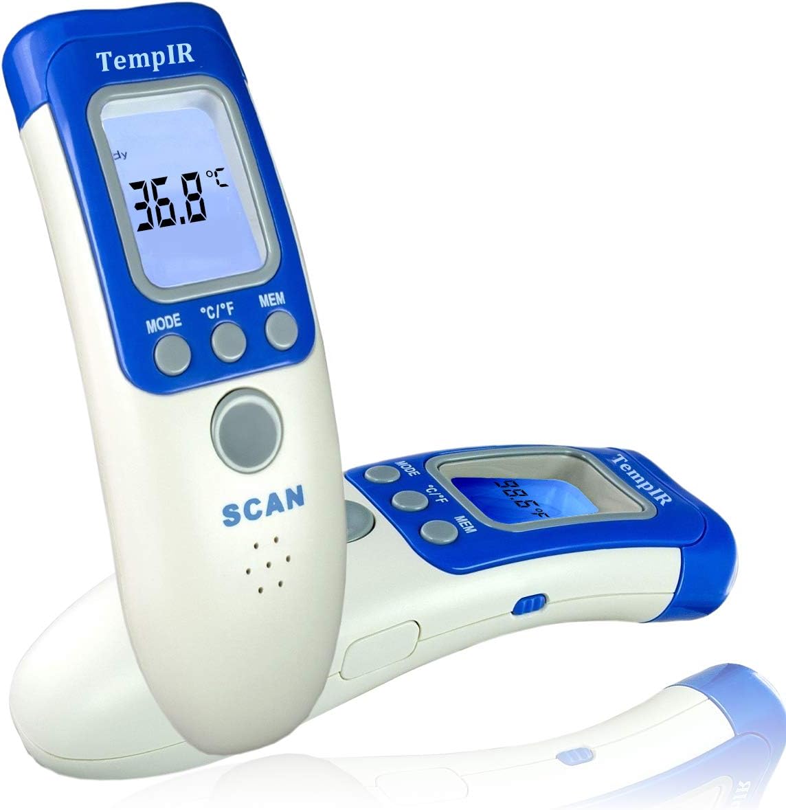Non Contact Thermometer Body Temperature Infrared for Baby Adult Child, CE Approved, Forehead, Memory Function, Fever Alarm - TempIR are Approved Suppliers to the NHS