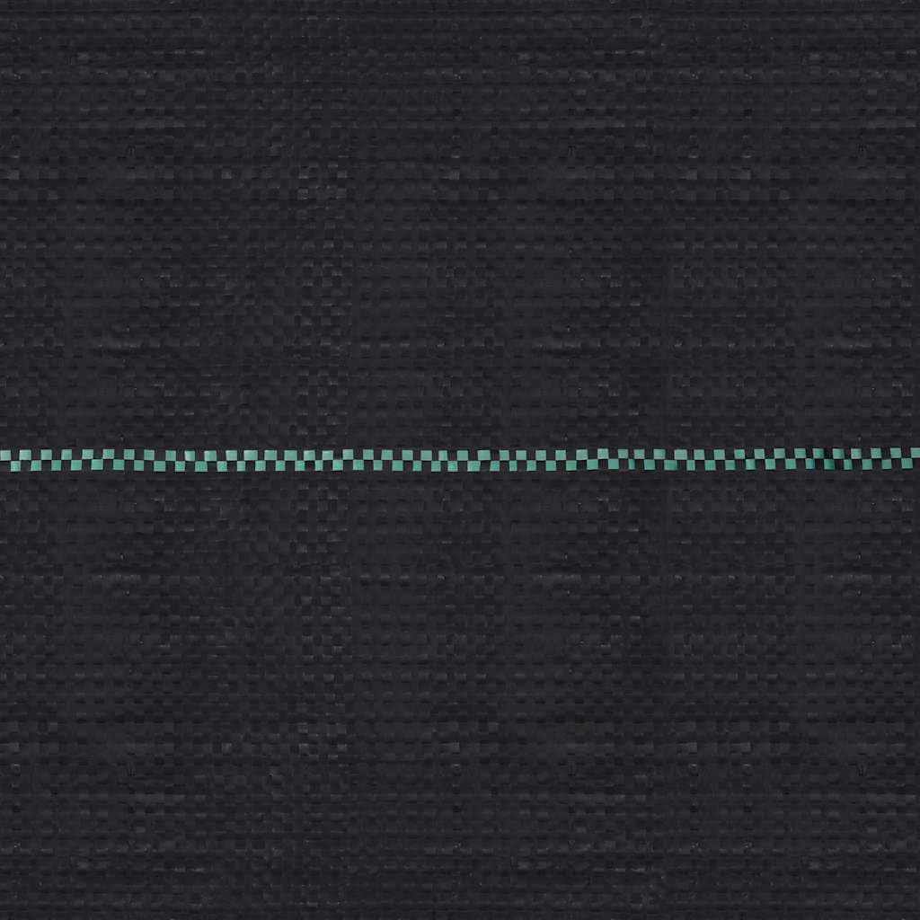 Toile de paillage Noir 1x100 m en polypropylène stabilisé UV pour Jardin pelouse terrasse Drainage Protection Contre Mauvaises Herbes et Erosion, idéale pour Plantation